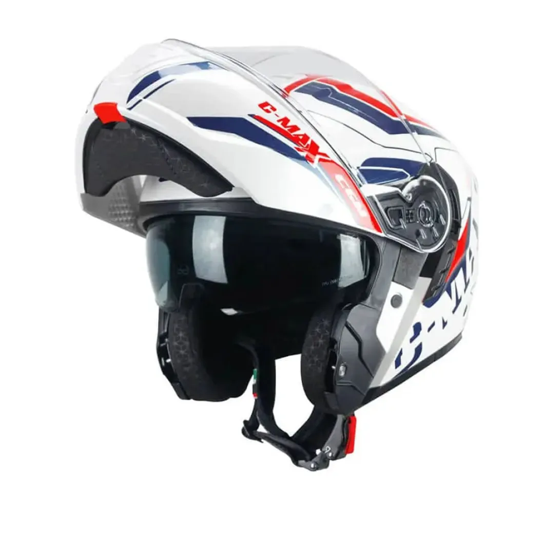 CGM 569G C-MAX CITY CASCHI MODULARE BLU BIANCO ROSSO