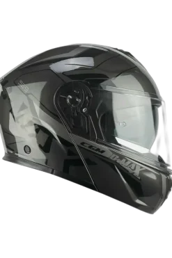 CGM 569G C-MAX CITY Graphite Modular Sport Helmet Black