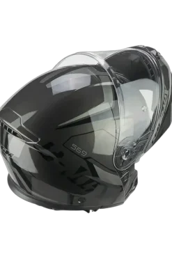 CGM 569G C-MAX CITY Graphite Modular Sport Helmet Black