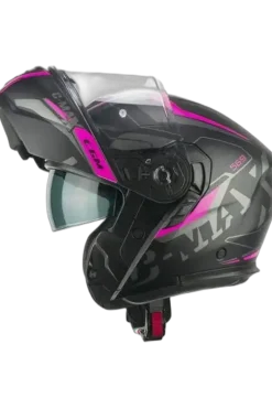 CGM 569G C-MAX CITY Modular Motorcycle Black Fuchsia Fluorescent Matt
