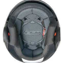 CGM 126G IPER CITY Jet Motorcycle Helmets Black Red