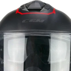 CGM - 360G KAD RIDE Full Face Motorcycle Helmets Black Red Matte