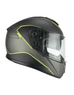 CGM - 360G KAD RIDE Full Face Motorcycle Helmets Graphite Fluorescent Yellow Matte