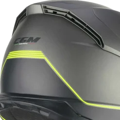 CGM - 360G KAD RIDE Full Face Motorcycle Helmets Graphite Fluorescent Yellow Matte