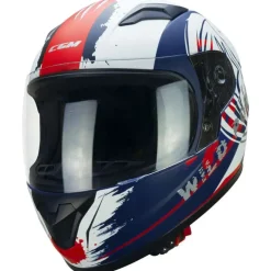 CGM - 265G LUCKY WILD KIDS FULL FACE HELMETS Blue White