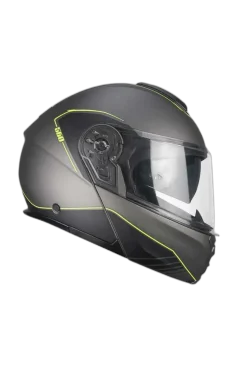 CGM - 560G MAD RIDE Modular Motorcycle Helmets Graphite Fluorescent Yellow Matte
