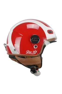 CGM 191G PIX SPRINT Jet Helmets Red White Long