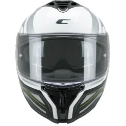 CGM SHOT VILLAIN 363G CASCHI INTEGRALE DA MOTO BIANCO NERO GIALLO FLUORO