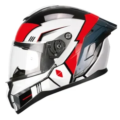 CGM 330S RIOT SPACE CASCHI INTEGRALE BIANCO NERO ROSSO