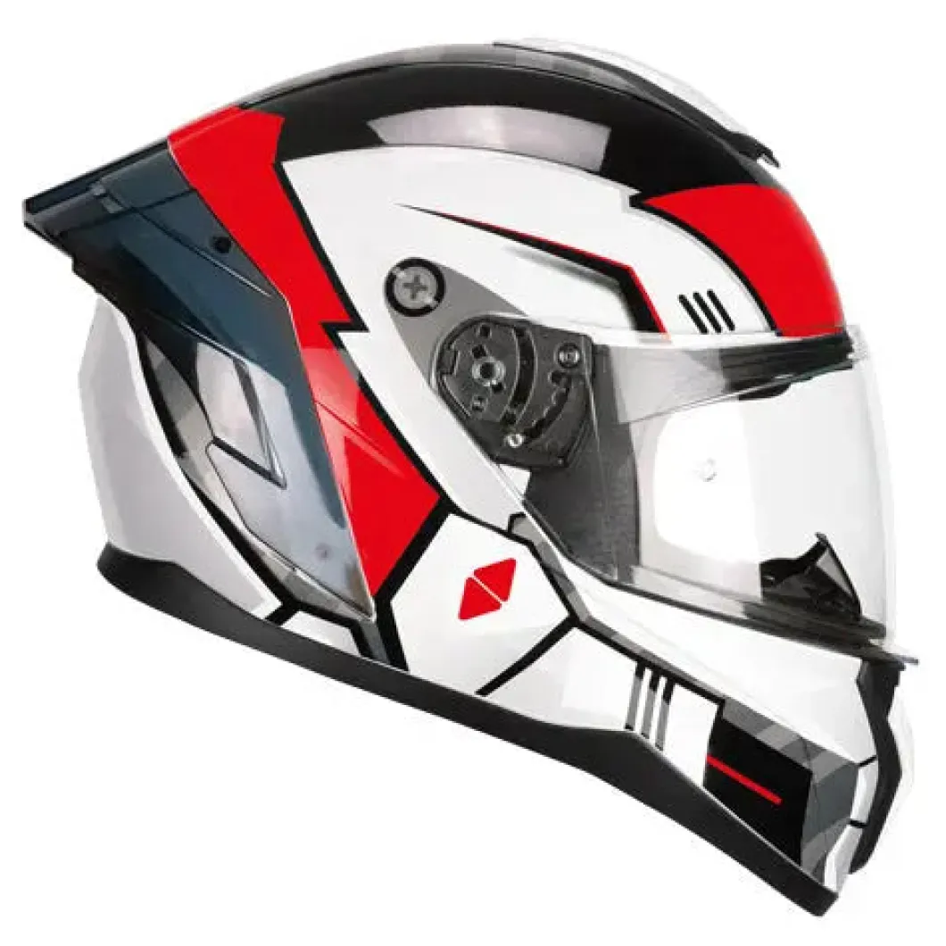 CGM 330S RIOT SPACE CASCHI INTEGRALE BIANCO NERO ROSSO
