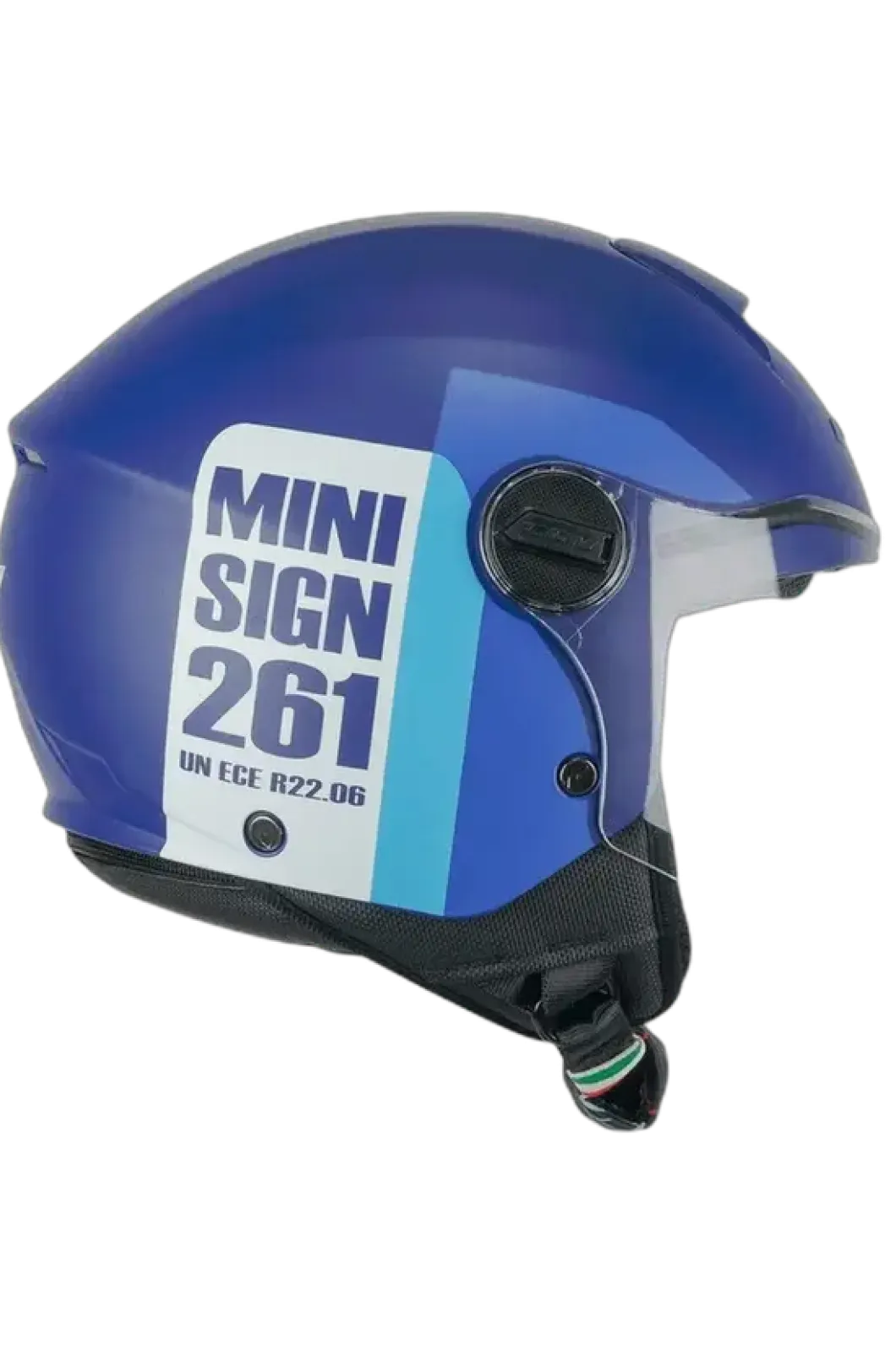 CGM 261X MINI SIGN Open Face Motorcycle Helmets Matte Blue