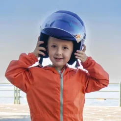 CGM 261X MINI SIGN Open Face Motorcycle Helmets Matte Blue