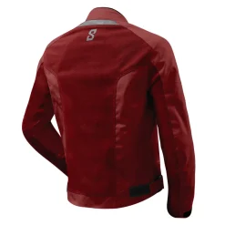 Eight - Giacca Estiva Aero-Flow Donna Granata
