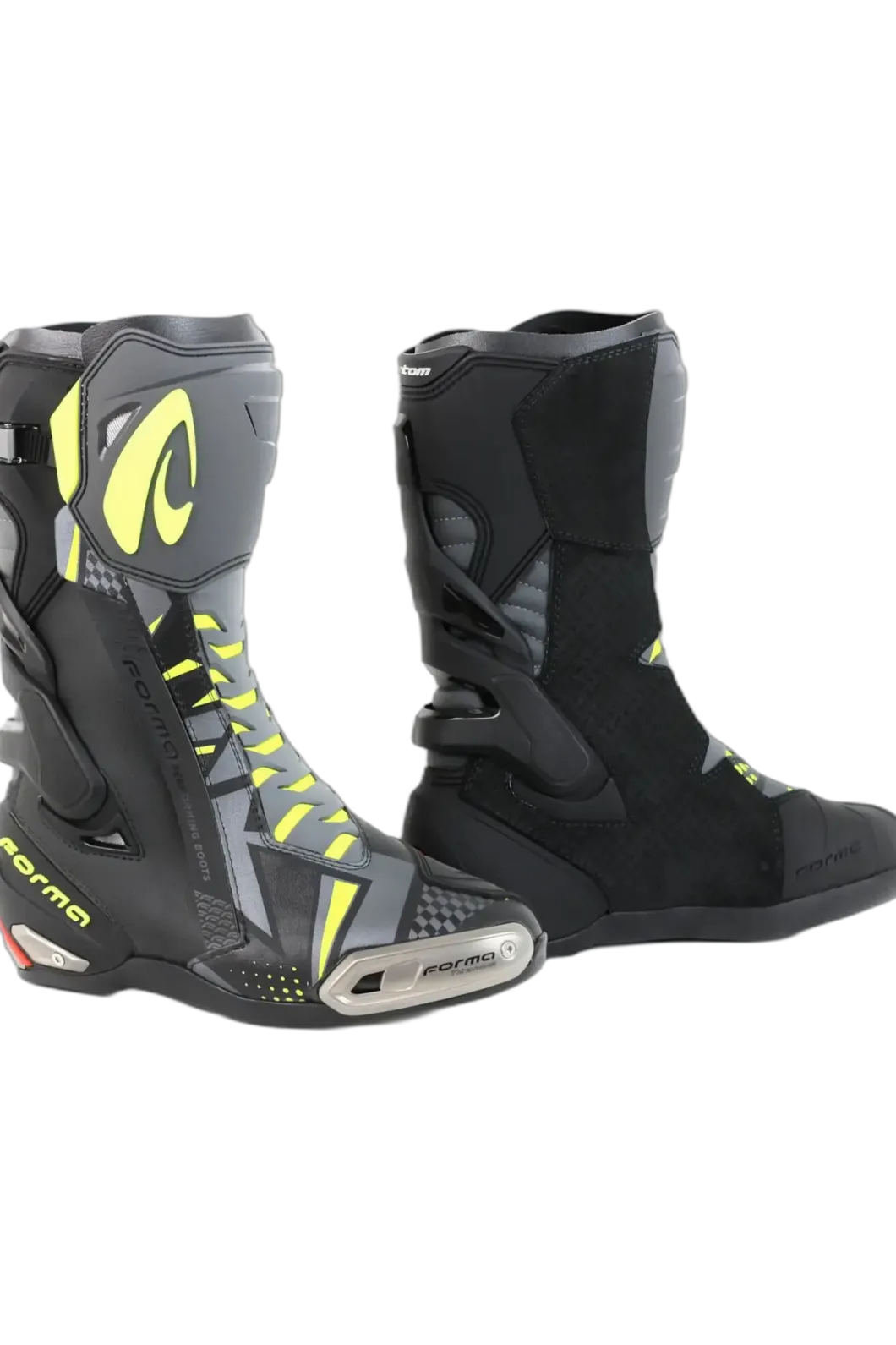 FORMA Phantom Off-Road Motorcycle Boots Black Grey Yellow