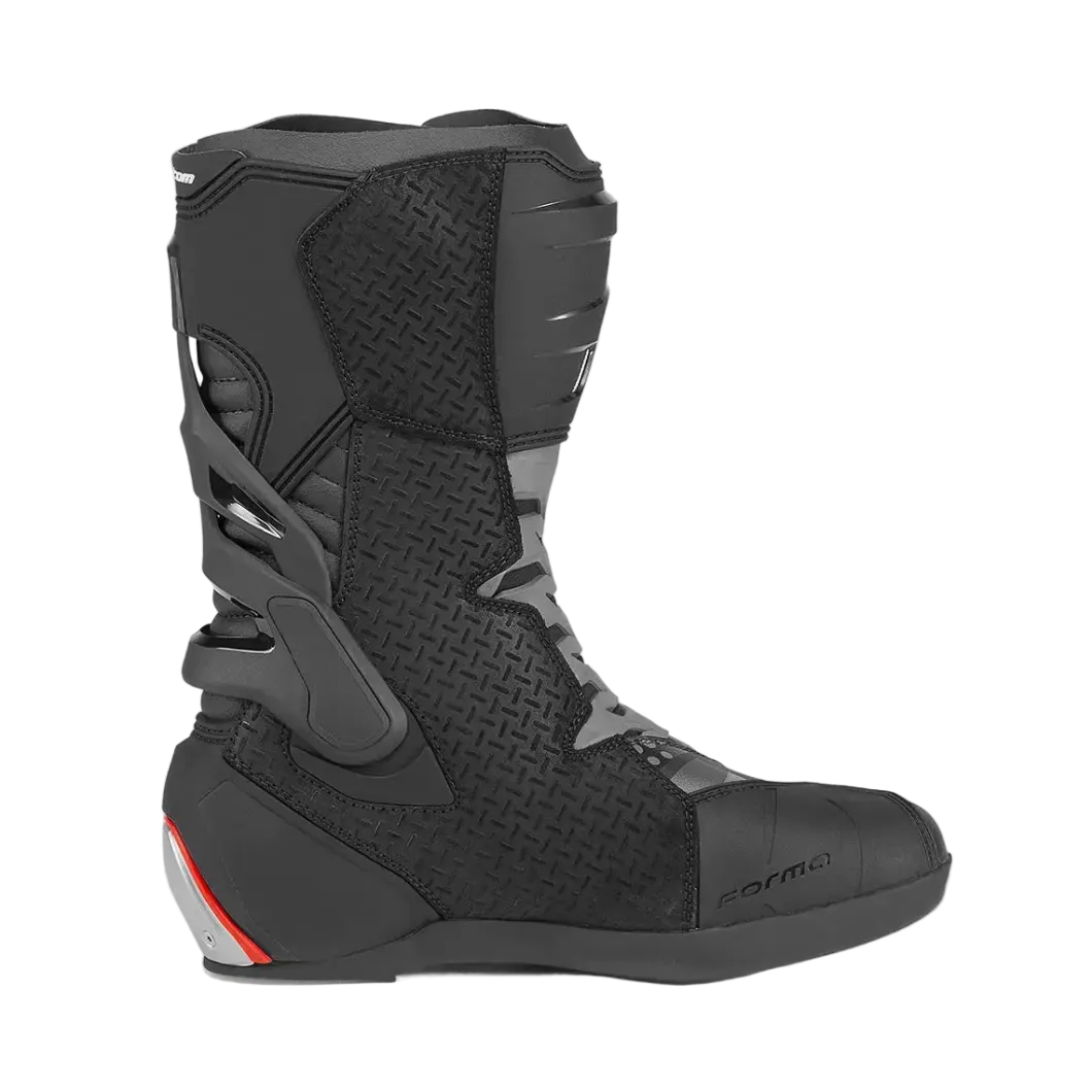FORMA Phantom Off-Road Motorcycle Boots Black Grey Red