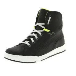FORMA Swift Flow Leather Motorcycle Boots Black White