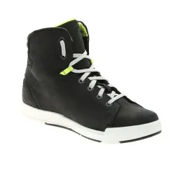 FORMA Swift Flow Leather Motorcycle Boots Black White
