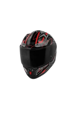GIVI 50.9 Aggression Full Face Motorcycle Helmet Titanium Black Red