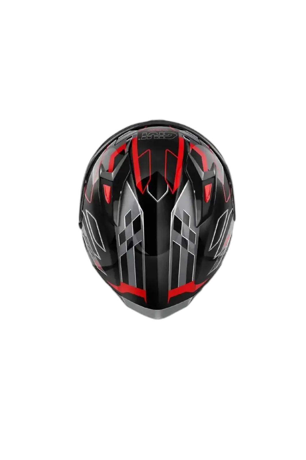 GIVI 50.9 Aggression Full Face Motorcycle Helmet Titanium Black Red
