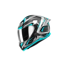 GIVI 50.9 Atomic Motorcycle Touring Full Face Helmets Titanium Silver Blue