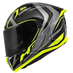 GIVI 50.8 Full Face Motorcycle Helmets Black Titanium Yellow