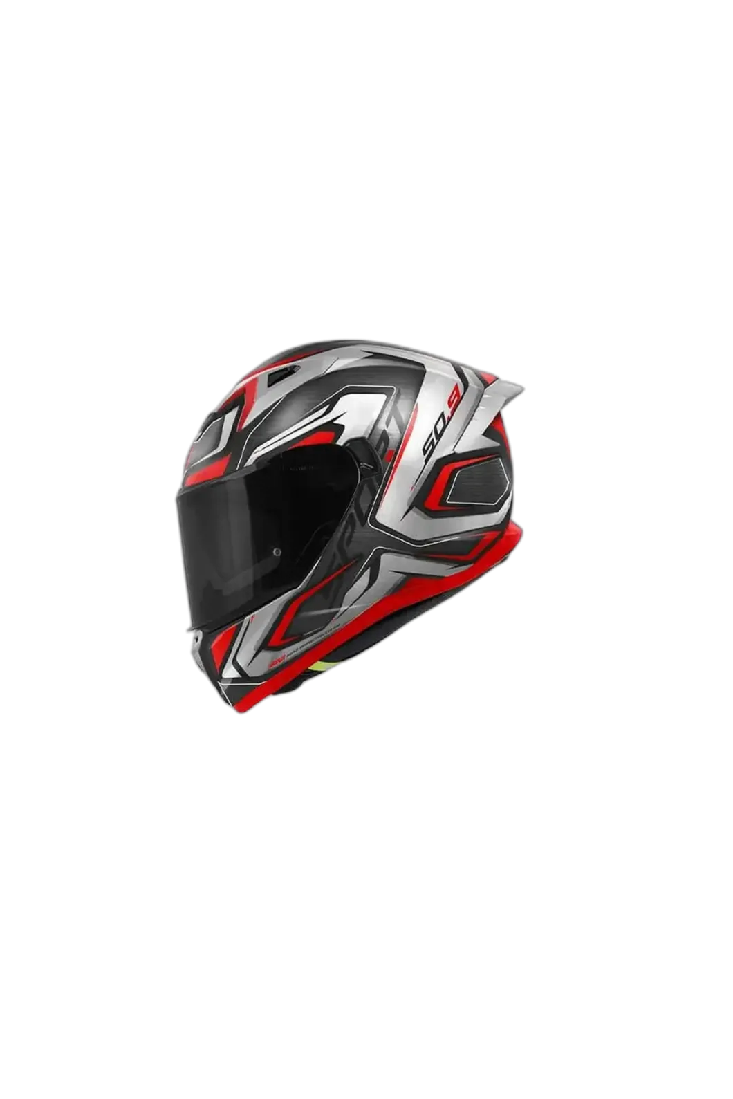 GIVI 508 Full Face Motorcycle Racing Helmets Black Red Titanium
