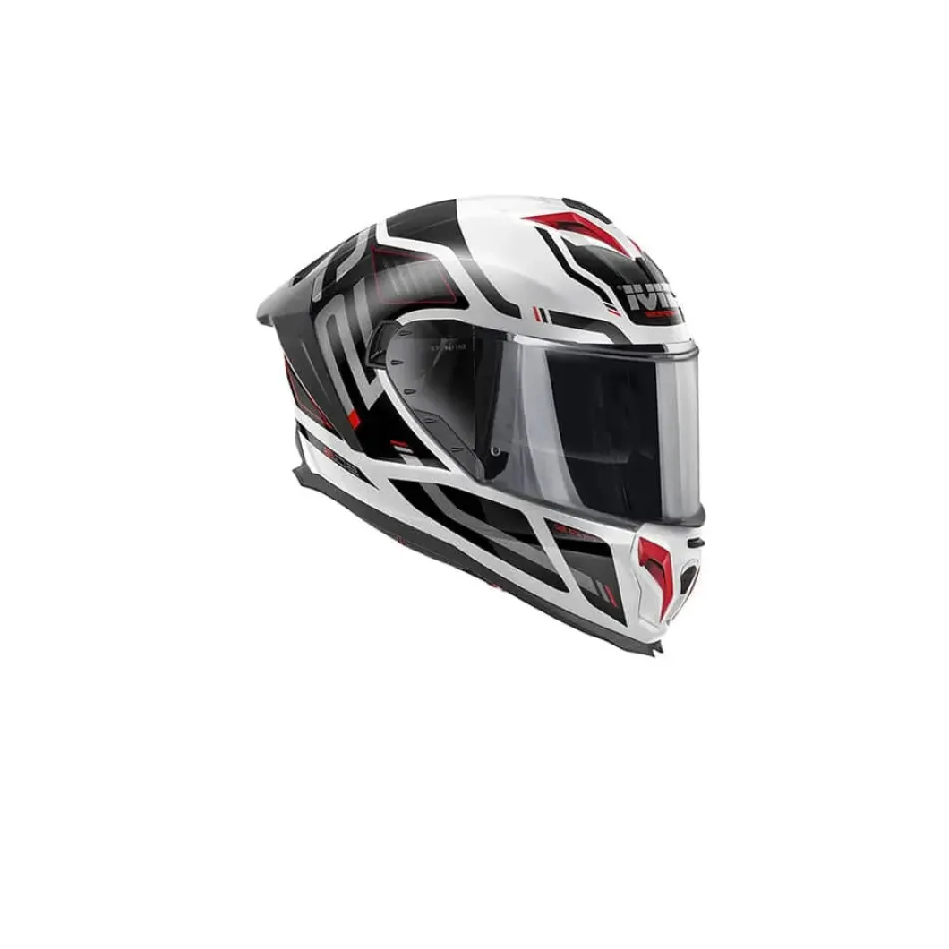 GIVI H503 QUASAR Full Face Motorcycle Helmet White Black Red