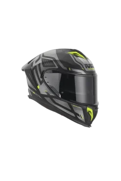 GIVI H503 QUASAR Full Face Motorcycle Helmet Black Titanium Yellow