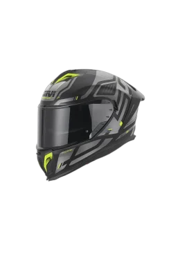 GIVI H503 QUASAR Full Face Motorcycle Helmet Black Titanium Yellow
