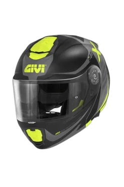 GIVI X27 Mod Dimension Modular Motorcycle Helmets Titan Black Yellow