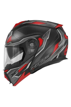 GIVI X27 Mod Dimension Modular Motorcycle Helmets Black Red