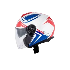 GIVI X.22 PLANET Jet Urban Motorcycle Helmets White Blue Red