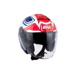 GIVI X.22 PLANET Jet Urban Motorcycle Helmets White Blue Red