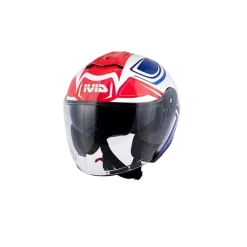 GIVI X.22 PLANET Jet Urban Motorcycle Helmets White Blue Red