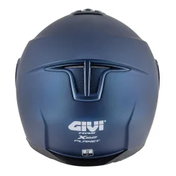 GIVI X22 Planet Solid Scooter Jet Open Face Helmets Blue