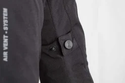 GMS- MEN'S TEXTILE GEAR JACKETS BLACK/WHITE/YELLOW