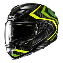 HJC F71 CARBON NEVIO MC3H Full Face Motorcycle Helmets Yellow