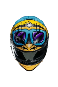 HJC F71 MONKEY DJ MC23 Full Face Motorcycle Helmets