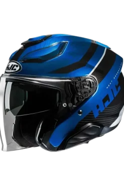 HJC F31 NABY MC2 Motorcycle Sport Jet Helmets Blue Black