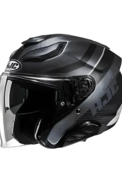 HJC F31 NABY MC5SF Motorcycle Jet Helmets Gray Black