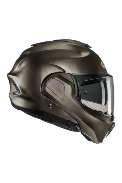 HJC F100 UNI Modular Motorcycle Sport Touring Helmets Semi-Flat Titanium