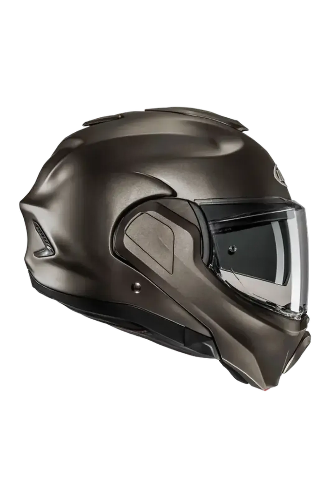 HJC F100 UNI Modular Motorcycle Sport Touring Helmets Semi-Flat Titanium