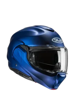 HJC F100 UNI Modular Motorcycle Touring Sports Helmets Metallic Blue