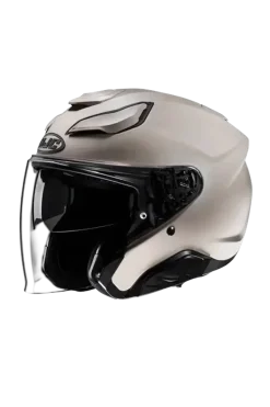 HJC F31 United Moto Abierto Jet Helmets Semi Flat Sand Beige