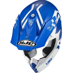 HJC i50 Hex MC2SF Motocross Enduro Helmets White Blue