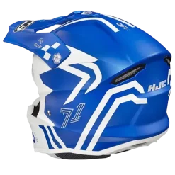 HJC i50 Hex MC2SF Motocross Enduro Helmets White Blue