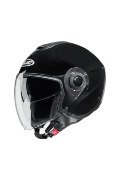 HJC i40N UNI Motorcycle Urban Jet Helmets Black Metallic