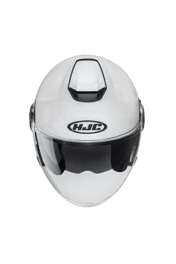 HJC i40N UNI Open Face Semi-Flat Pearl White Motorcycle Helmets