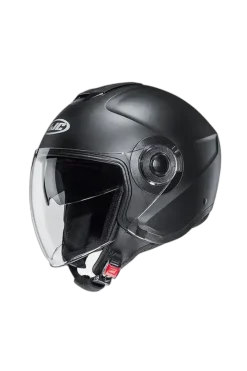 HJC i40N UNI Scooter Open Face Helmet Black Semi-Matte Black