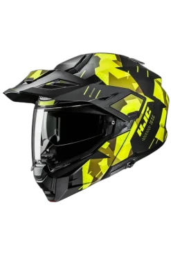 HJC I80 Roki MC3HSF Modular Adventure Motorcycle Helmets Yellow